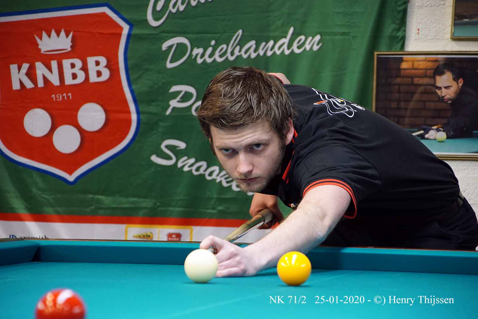 GertJan Veldhuizen oppermachtig bij NK 71/2 Ereklasse Carambole